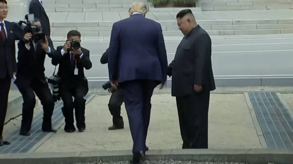 Kim Čong-il a Trump